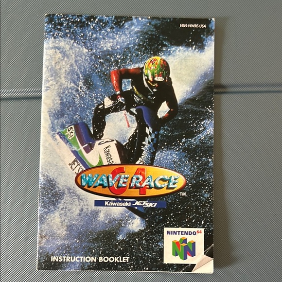 Nintendo Other - Nintendo Wave Race 64 Instruction Booklet